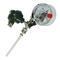 WSS-511帶熱電偶/阻溫度變送器的雙金屬溫度計(jì)